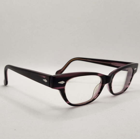 Designer BEVEL 3609 AGGI AM Prescription Eyeglass Frames Purple Tortoise RARE! - Picture 3 of 5